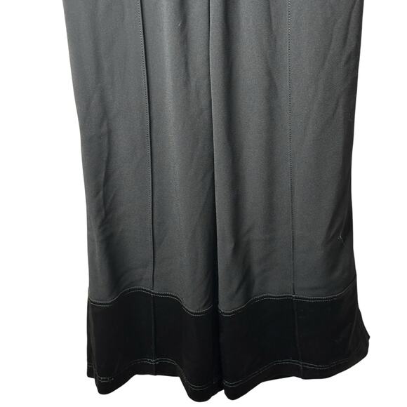Derek Lam Black Jumpsuit Cut-Out Back Satin Hemline Evening Wear Size 4 and 6 - Picture 14 of 14